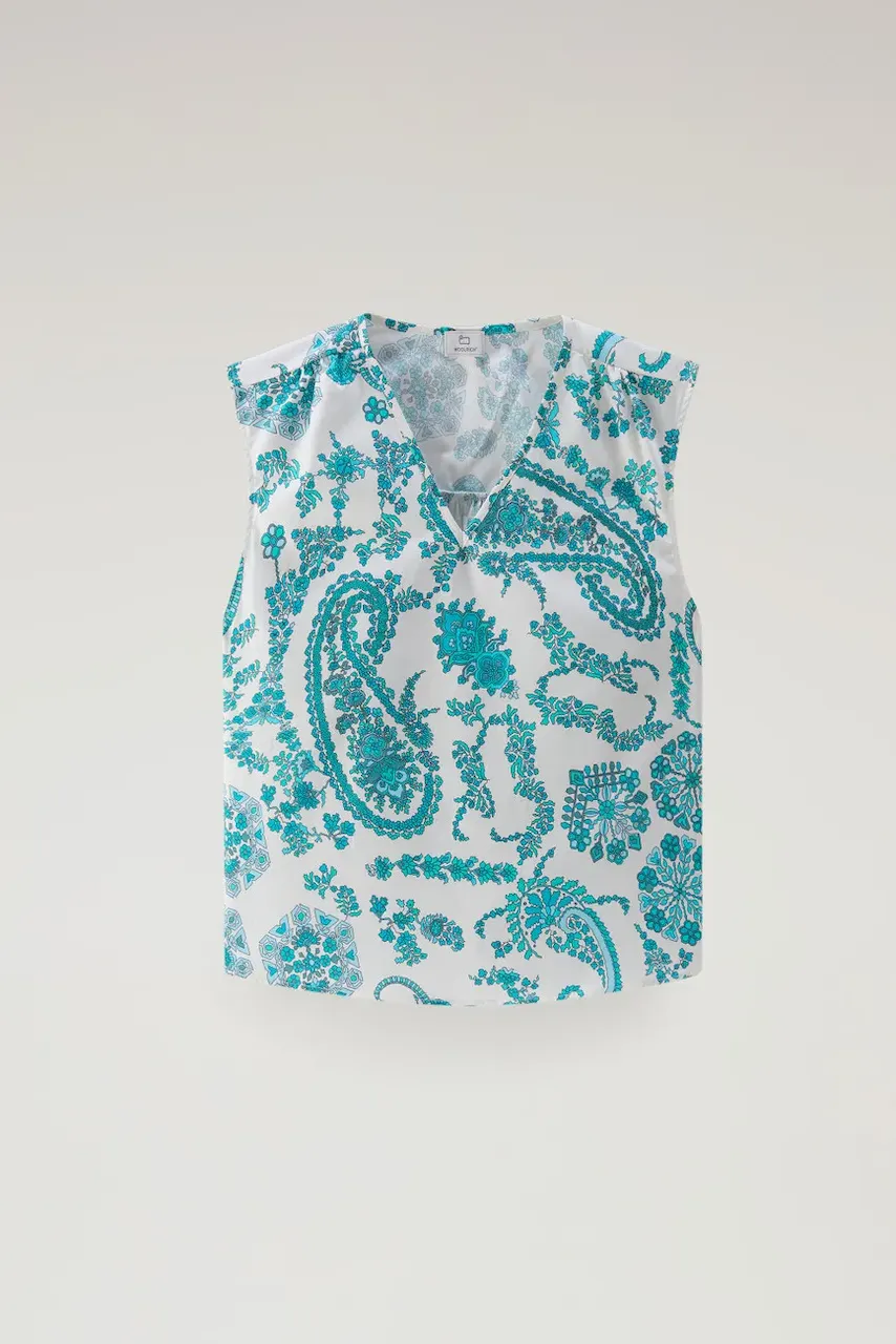 Turquoise Paisley